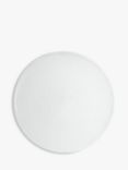 Denby Carve White Collection Dinner Plate, Dia. 27.5 cm, White