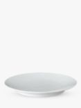 Denby Carve White Collection Medium Plate, Dia. 23 cm, White