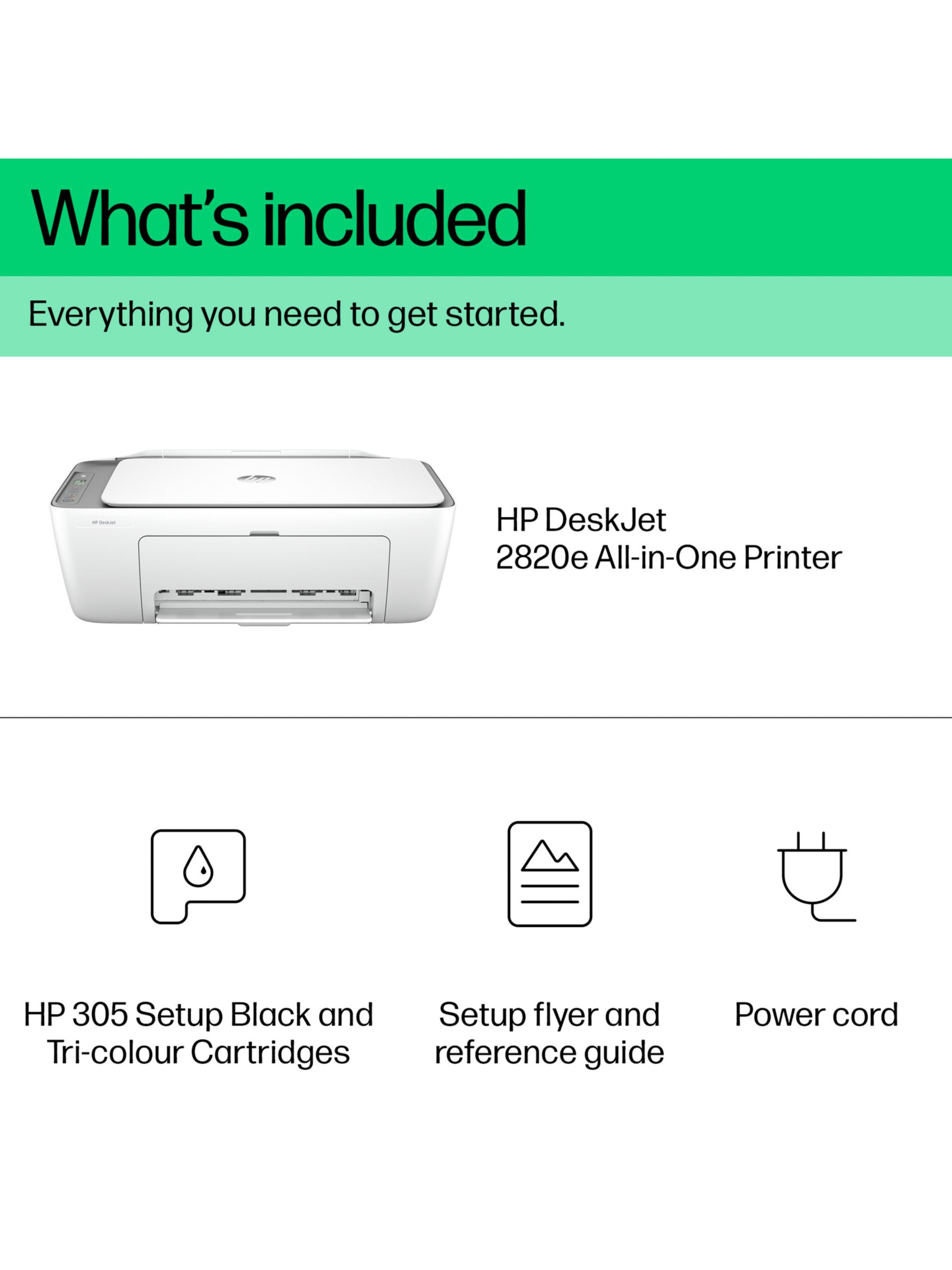 HP DeskJet 2720e All-in-One HP+ enabled Wireless Colour Printer with 6  months of Instant Ink - HP Store UK