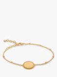 Monica Vinader Deia Beaded Chain Bracelet, Gold