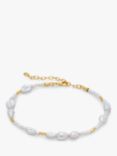 Monica Vinader Keshi Scatter Pearl Bracelet, Gold