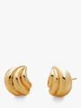 Monica Vinader Swirl Stud Earrings One-Size, Gold