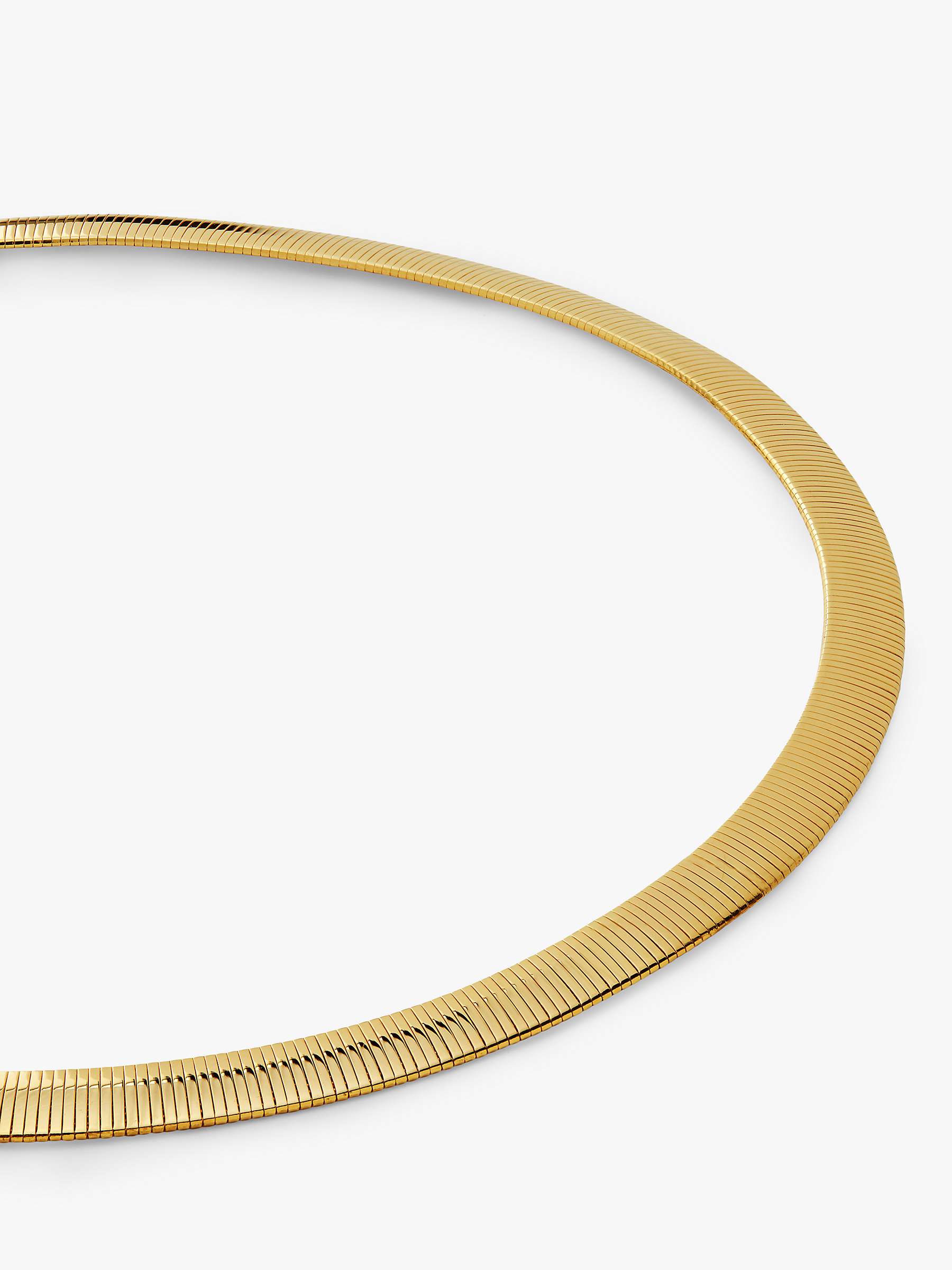 Buy Monica Vinader Power Collar Necklace, Gold Online at johnlewis.com