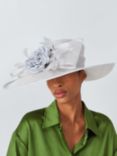 John Lewis Tabitha Upturn Brim Occasion Hat, Sky