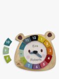 Babyblooms Personalised Wooden Bear Head Clock