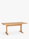 John Lewis Estate 6 Seater Fixed Dining Table, Natural