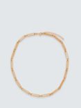 John Lewis Large Link Paperclip Chain Necklace, Gold