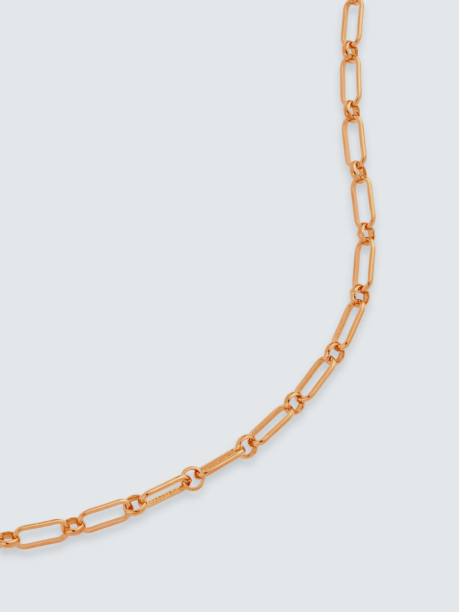 Buy John Lewis Paperclip Chain Necklace, Gold Online at johnlewis.com