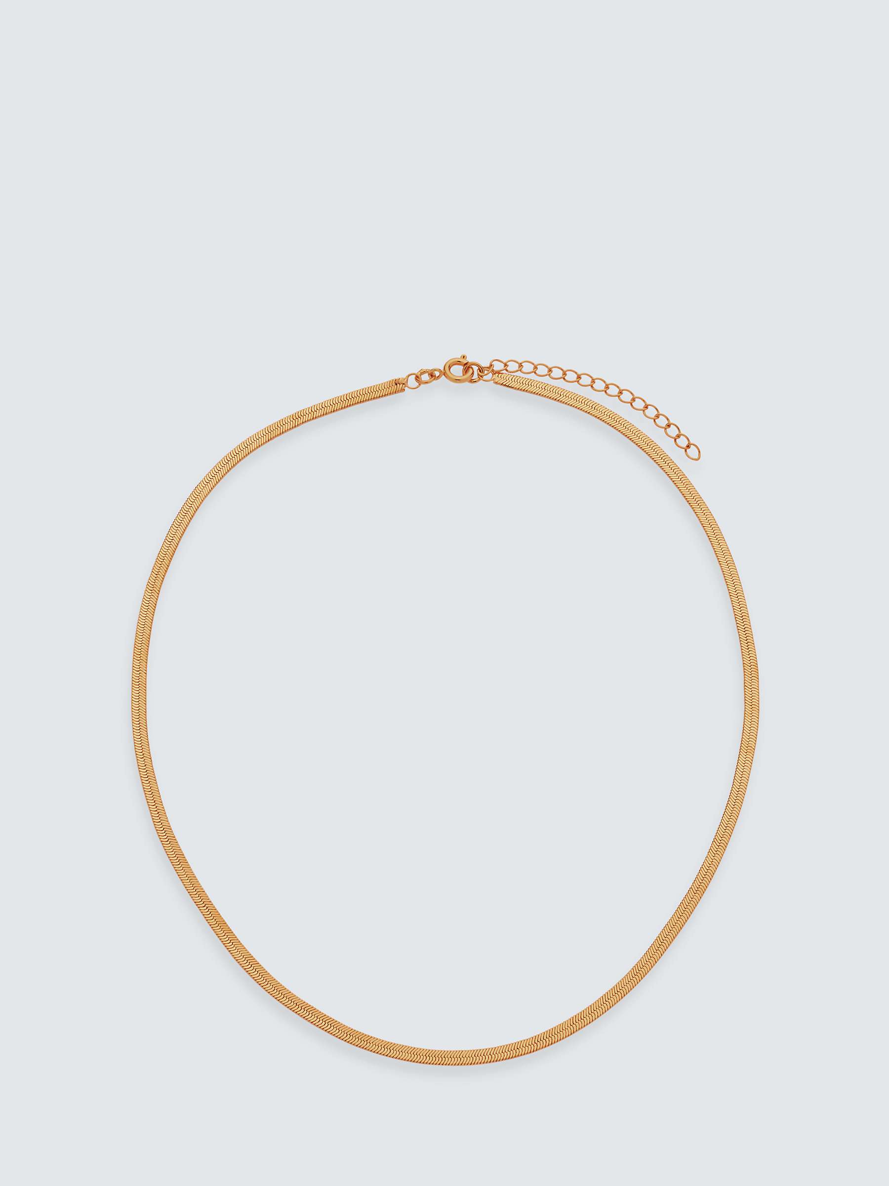 Buy John Lewis Snake Chain Necklace, Gold Online at johnlewis.com