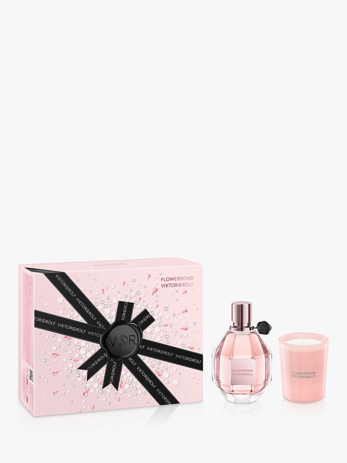 Viktor & Rolf Flowerbomb Eau de Parfum 100ml and Candle Fragrance Gift Set
