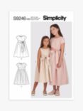 Simplicity Kids' Dirndl Dress Sewing Patterns, SS9246, HH
