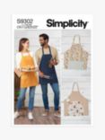 Simplicity BBQ Style Apron Sewing Pattern, SS9302, OS