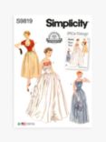 Simplicity Misses' 50s Vintage Dress and Jacket Sewing Pattern, S9819