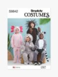 Simplicity Children's Animal Costumes Sewing Pattern, S9842