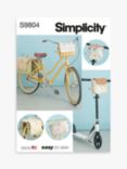 Simplicity Bicycle Bags, Baskets and Panniers Sewing Pattern, S9804OS