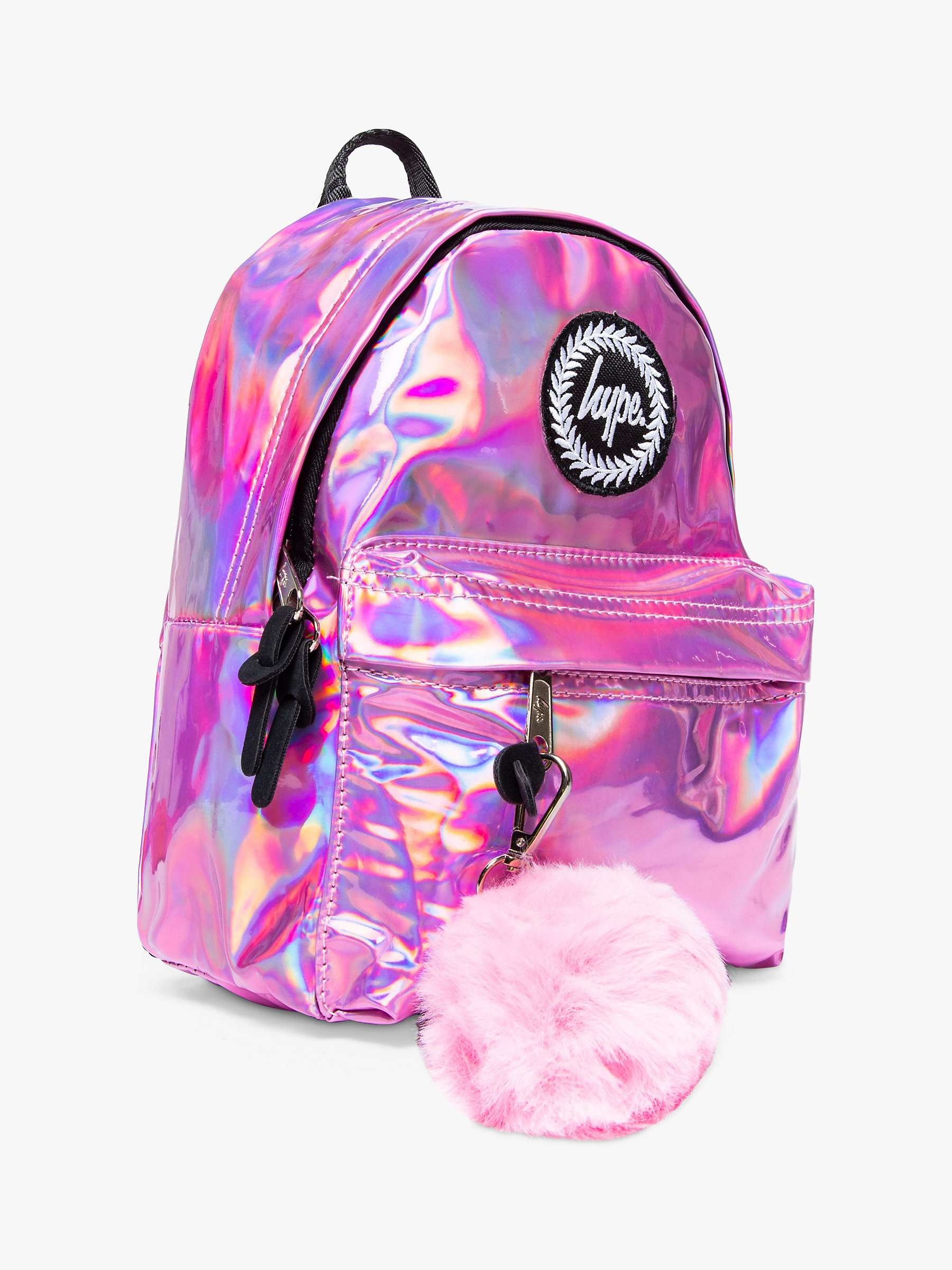 Buy Hype Kids' Holographic Mini Backpack, Pink Online at johnlewis.com