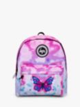 Hype Kids' Gradient Skies Butterfly Backpack, Pink/Blue