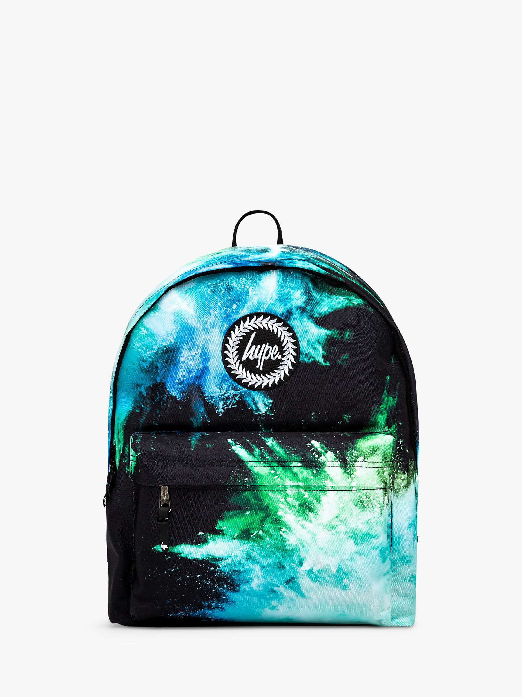 Buy Hype Kids' Chalk Dust Backpack, Green/Blue/Black Online at johnlewis.com