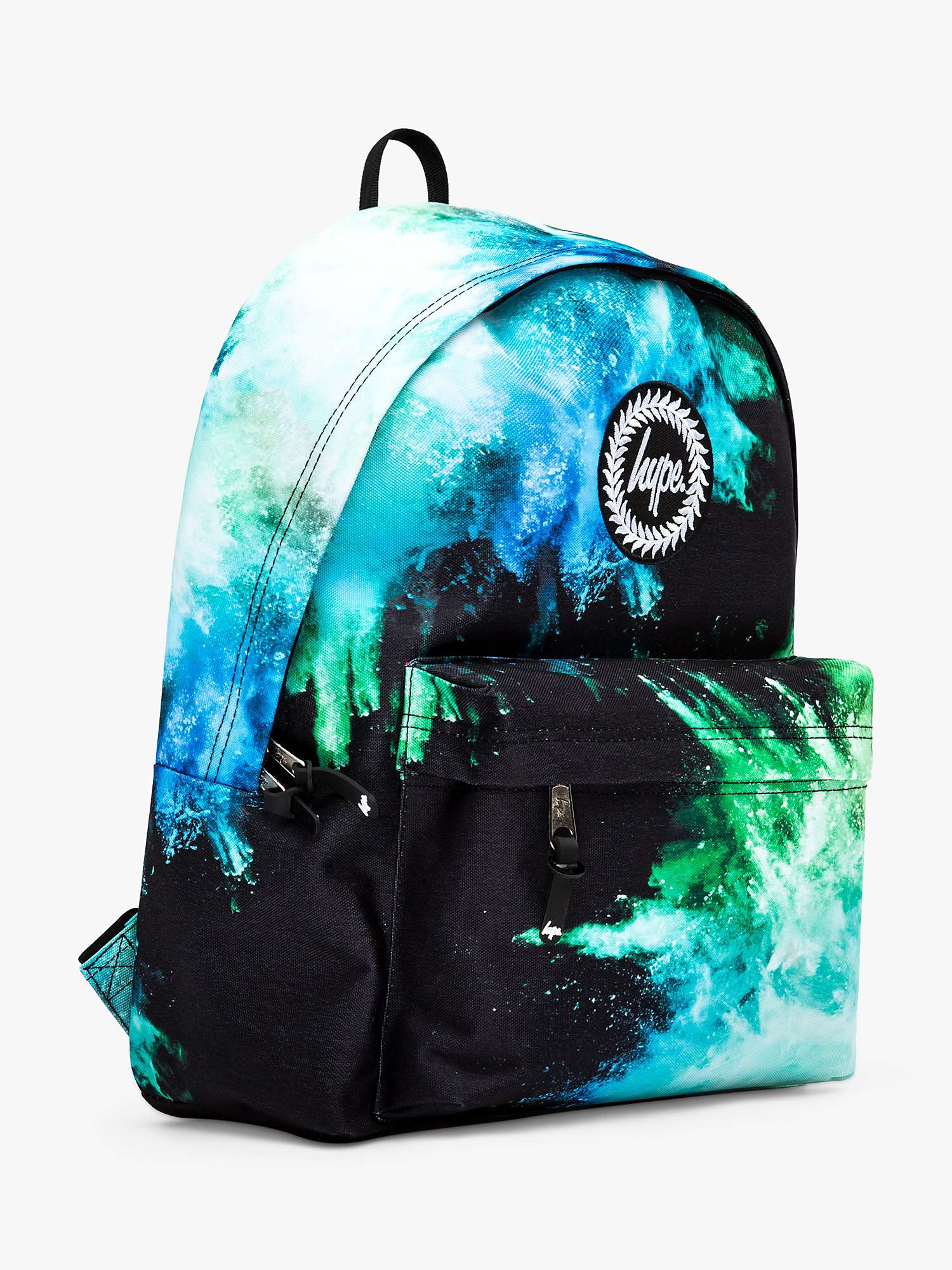 Buy Hype Kids' Chalk Dust Backpack, Green/Blue/Black Online at johnlewis.com