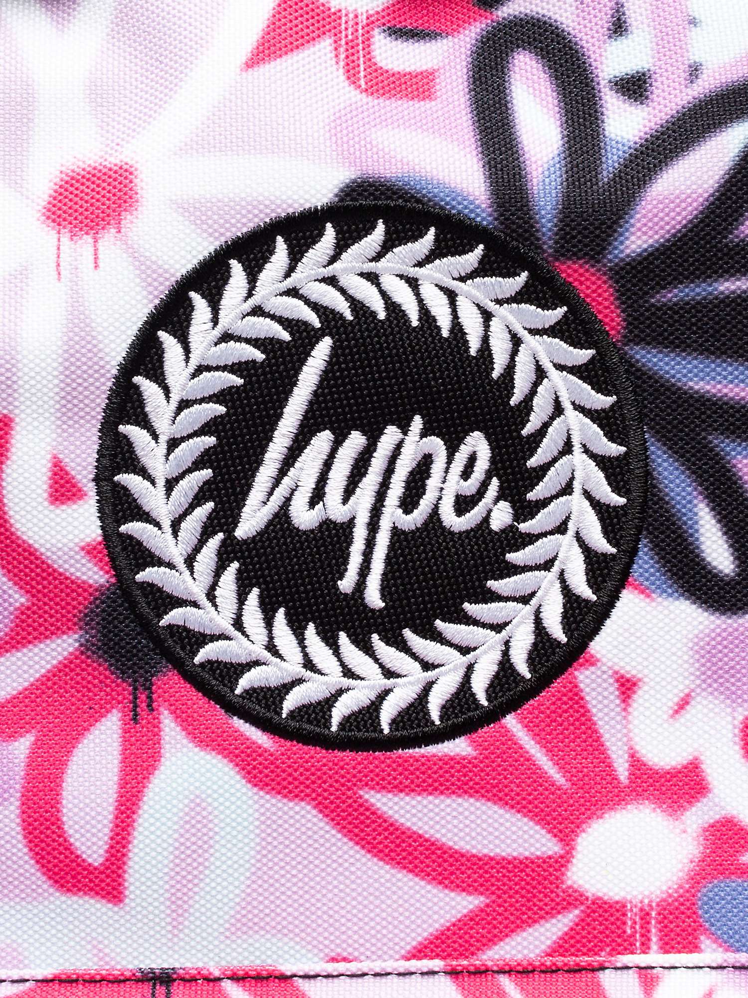 Buy Hype Kids' Graffiti Flowers Backpack, Purple/Multi Online at johnlewis.com
