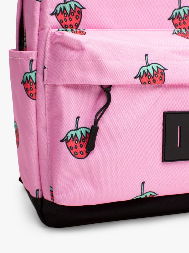 Hype Kids' Strawberry Print Backpack, Multi