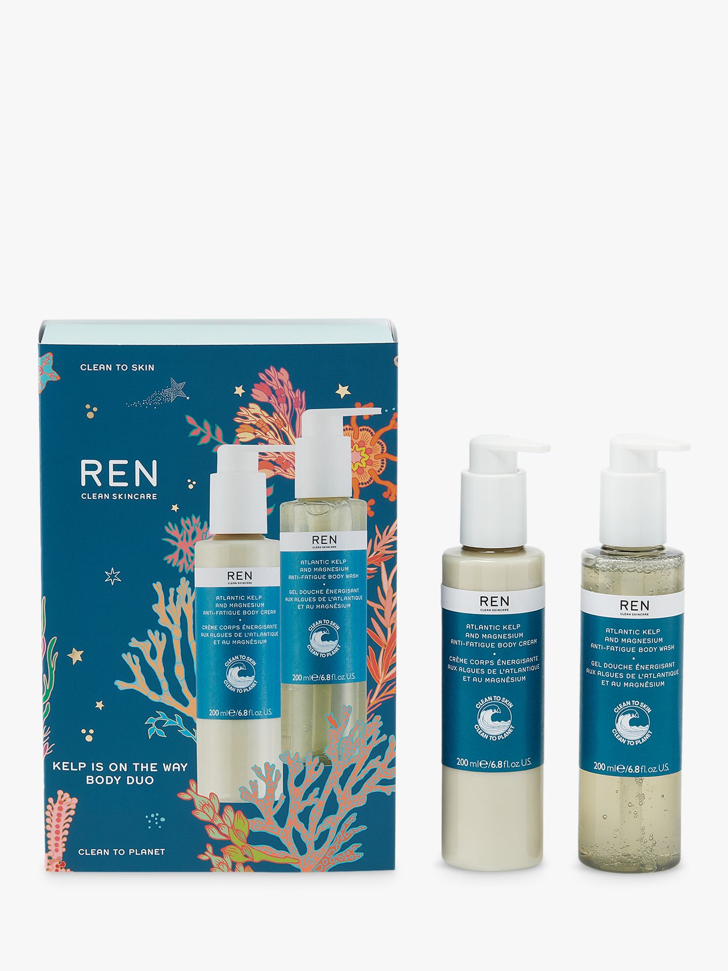 REN Clean Skincare Kelp Is On The Way Body Duo Gift Set