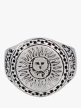 AllSaints Sun Signet Ring, Silver