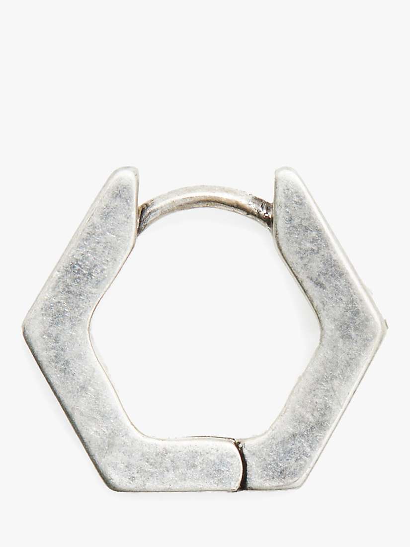 Buy AllSaints Unisex Geometric Single Cuff Earring, Silver Online at johnlewis.com