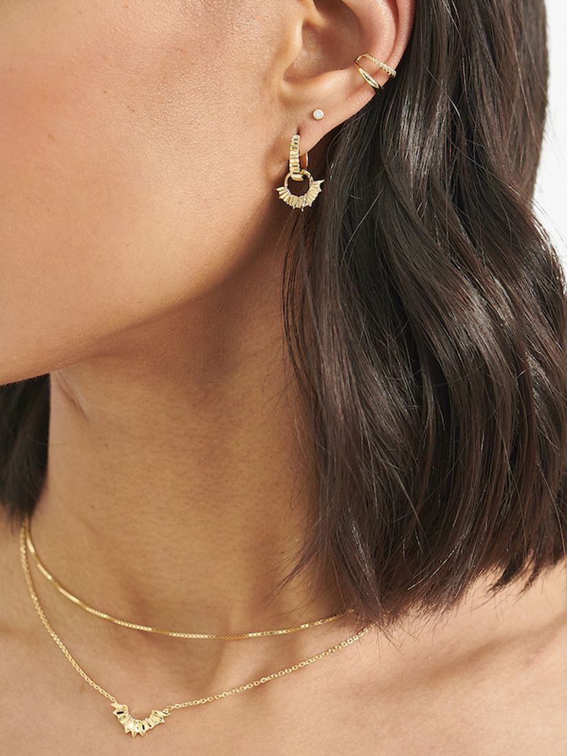 Buy Edge of Ember Summer Sunseeker Charm Drop Earrings, Gold Online at johnlewis.com