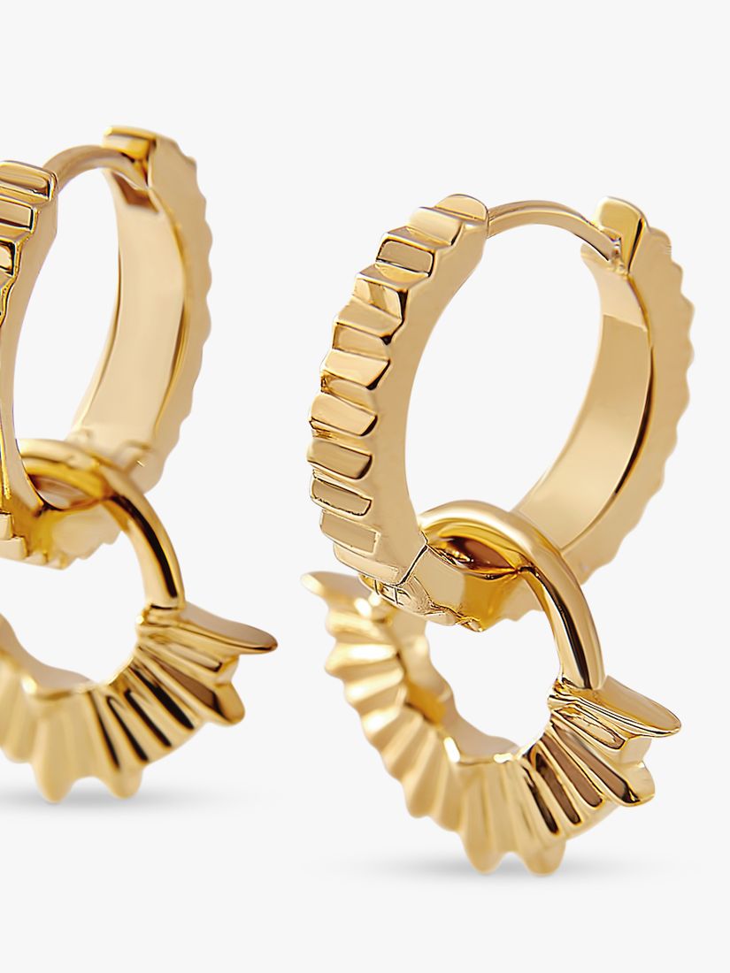 Buy Edge of Ember Summer Sunseeker Charm Drop Earrings, Gold Online at johnlewis.com
