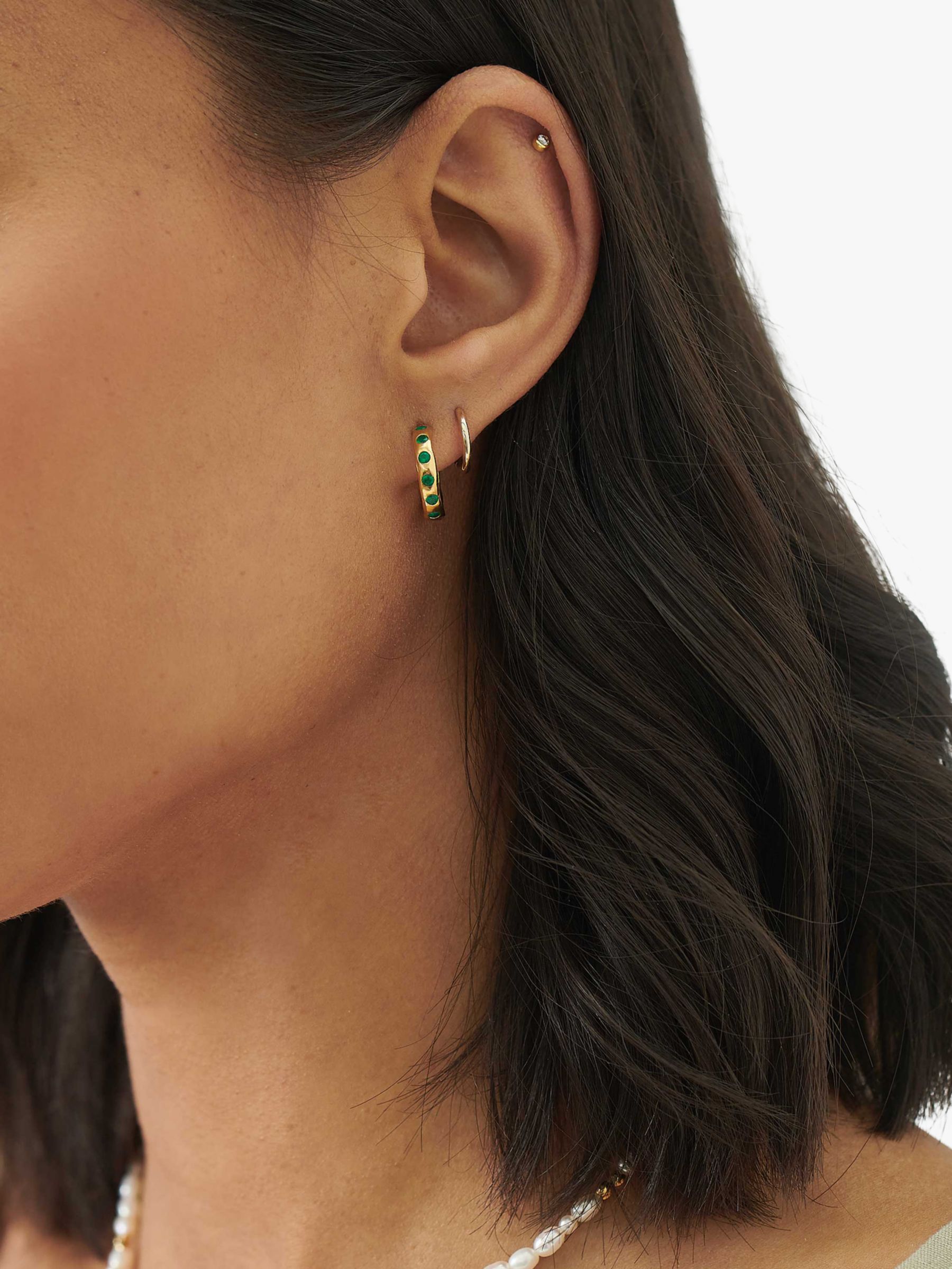 Buy Edge of Ember Summer Gemstone Hoop Earrings Online at johnlewis.com