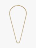 BARTLETT LONDON Men's Box Chain Necklace, Gold