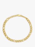 BARTLETT LONDON Men's Figaro Chain Bracelet, Gold