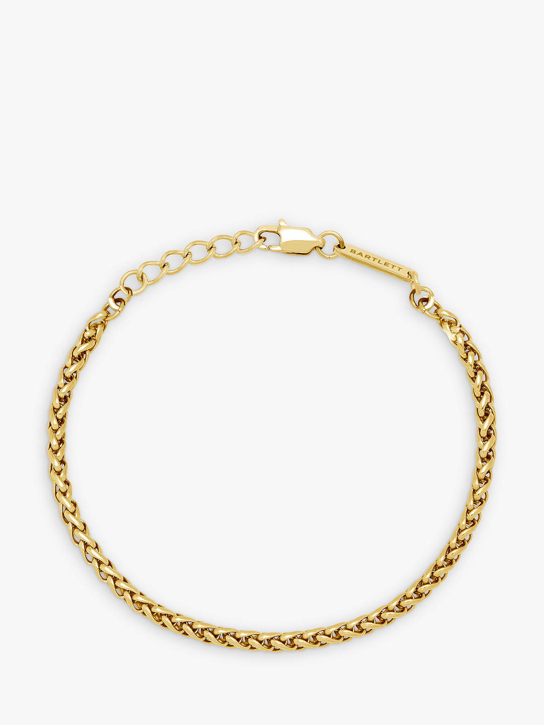 BARTLETT LONDON Men's Spiga Chain Bracelet, Gold