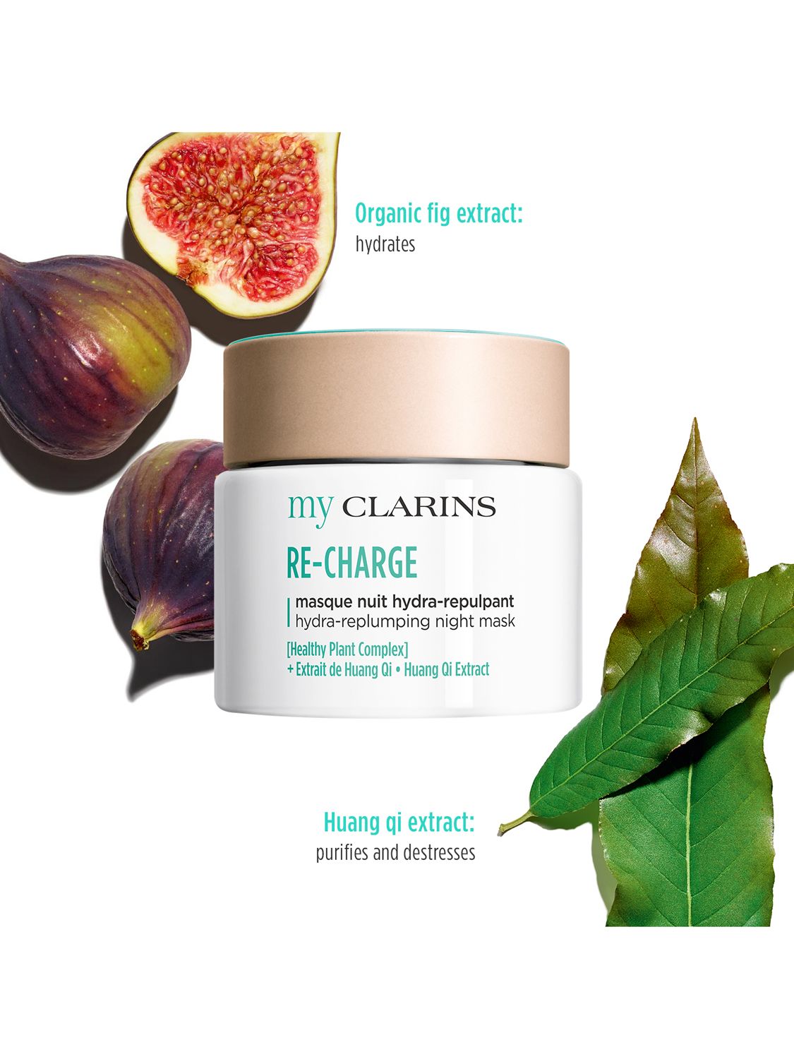 Clarins My Clarins RE-CHARGE Hydra-Replumping Night Mask, 50ml 5