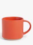 John Lewis ANYDAY Colourful Stoneware Mug, 370ml, Orange