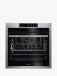 AEG 8000 BPE742380M Built-In Electric Self Cleaning Single Oven, Stainless Steel