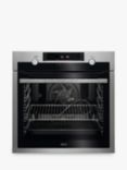 AEG BPE556060M Built In Electric Single Oven, Stainless Steel