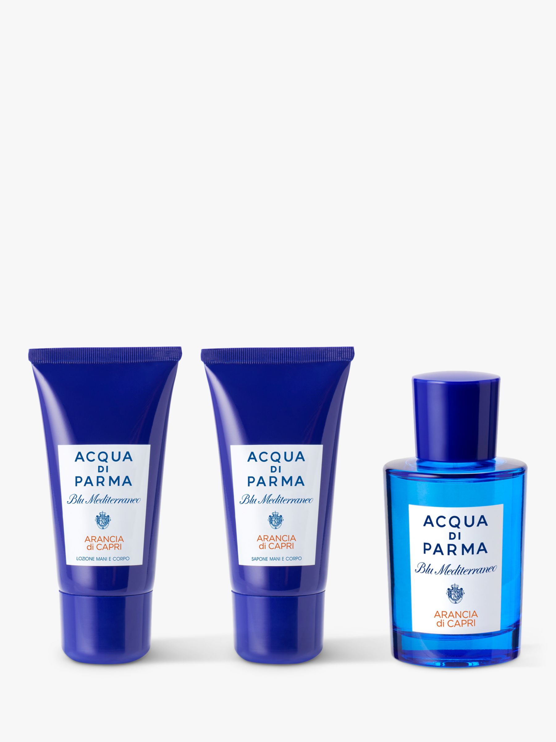 Acqua Di Parma Blu Mediterraneo Arancia Di Capri Gift Set EdT 75ml + Shower  Gel 40ml + Body Lotion 50ml • Price »