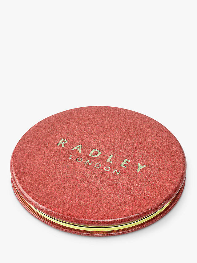 Radley Scottie and Star Compact Mirror, Poinsettia/Multi 2