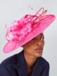 John Lewis Hattie Large Disc Occasion Hat, Candy