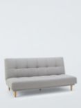 John Lewis Linear Medium 2 Seater Sofa Bed, Light Leg, Cambridge Smoke