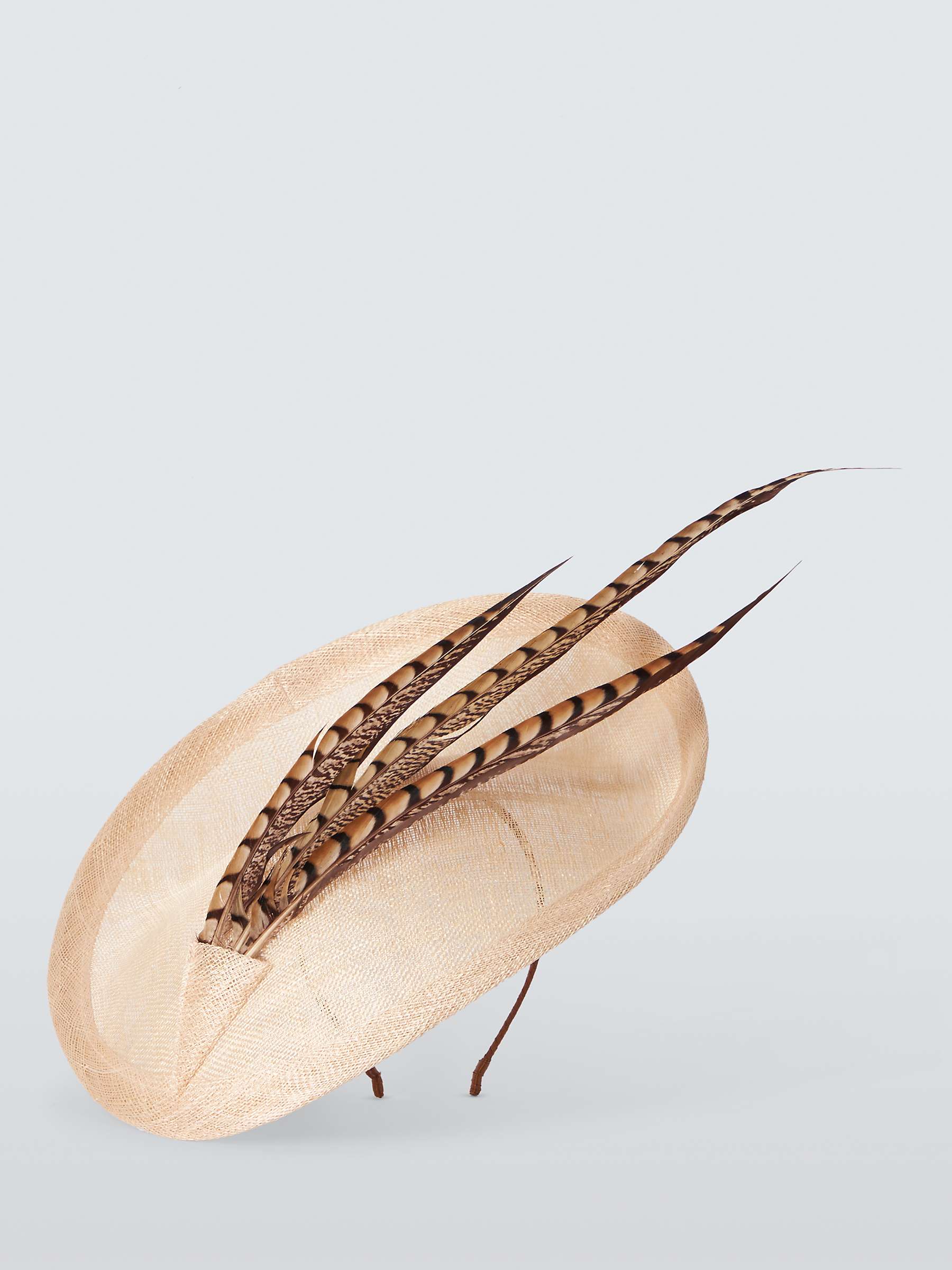Buy Whiteley Made in England Melody Upturn Fascinator, Calico Online at johnlewis.com