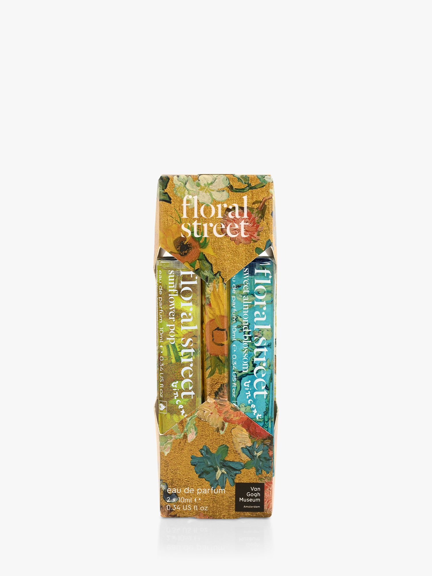 Floral Street x Van Gogh Museum Sunflower Pop and Sweet Almond Blossom Travel Duo Fragrance Gift Set