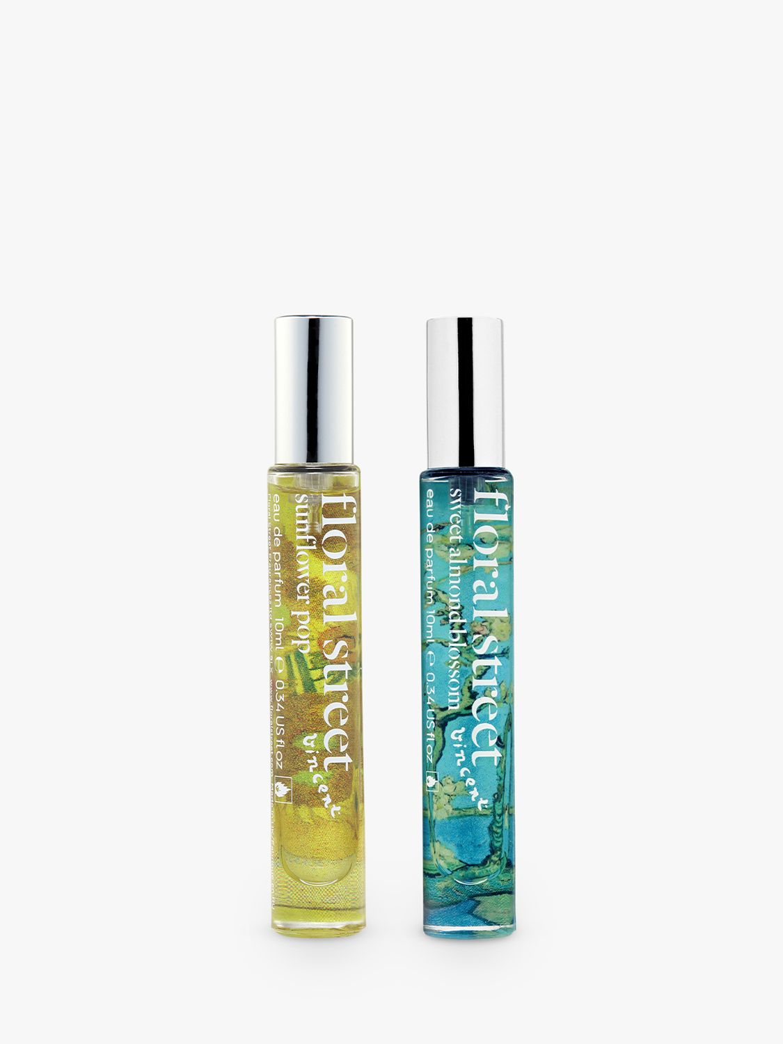 Floral Street x Van Gogh Museum Sunflower Pop and Sweet Almond Blossom Travel Duo Fragrance Gift Set 2