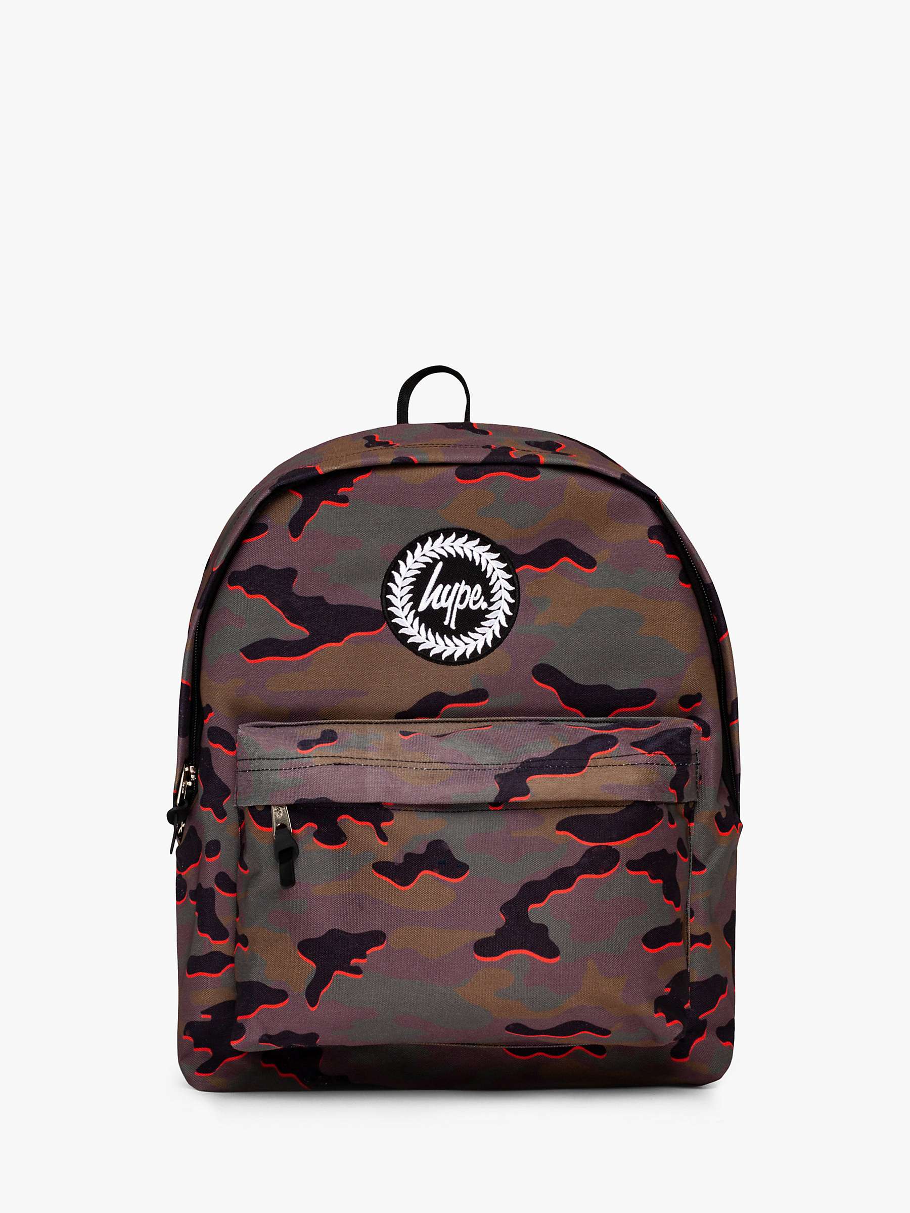 Buy Hype Kids' Pop Camo Backpack, Grey/Multi Online at johnlewis.com