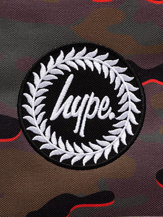 Hype Kids' Pop Camo Backpack, Grey/Multi