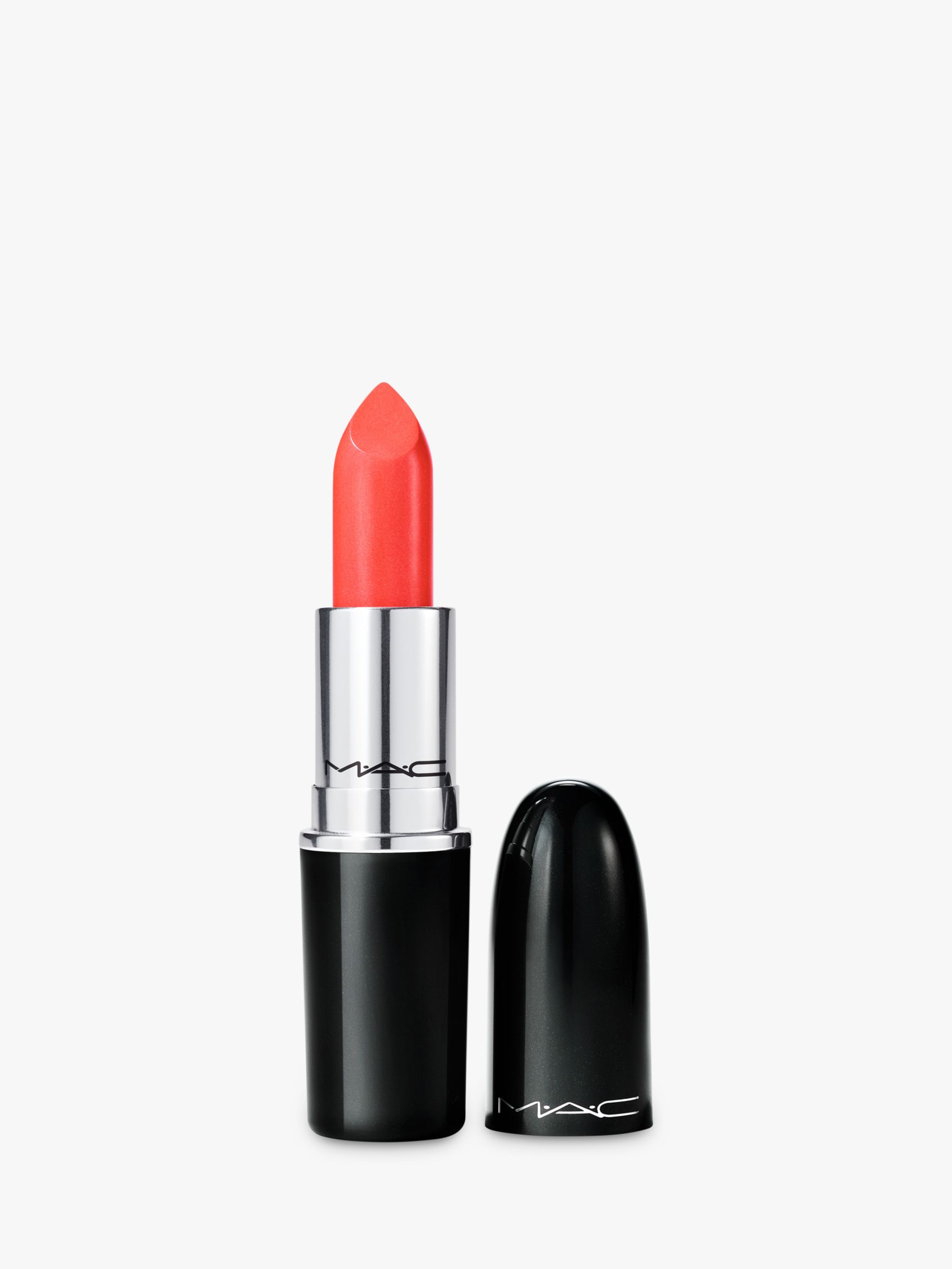 MAC Lustreglass Sheer-Shine Lipstick, Kissmet 1