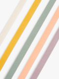 John Lewis Cotton Gift Ribbon, Pack of 5, Multi