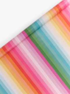 John Lewis Rainbow Stripe Wrapping Paper, 5m